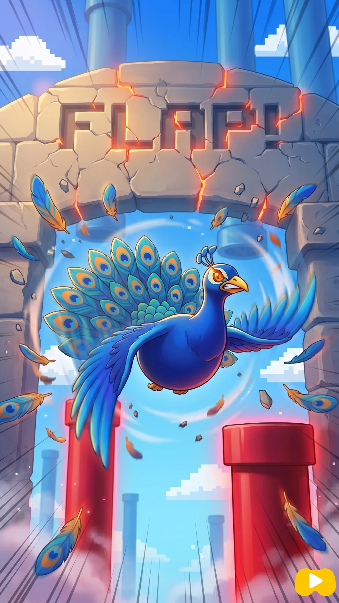 Peacock Glide screenshot