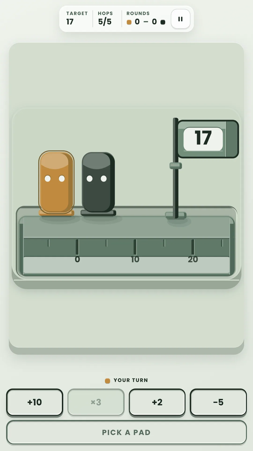 Number Line Hop screenshot
