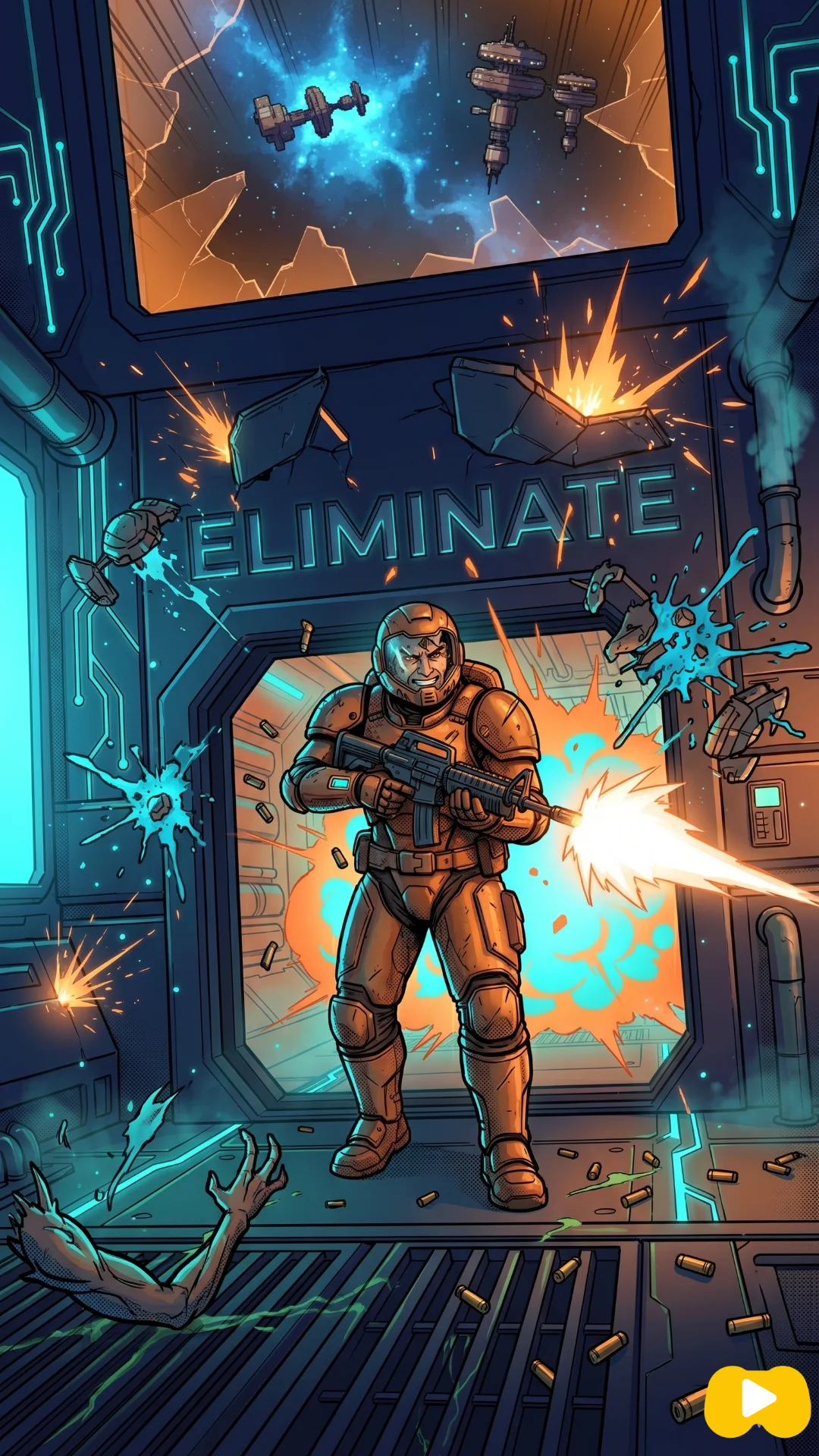 Alien Ship Assault screenshot
